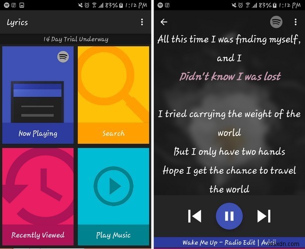 Android용 최고의 가사 앱 5가지 