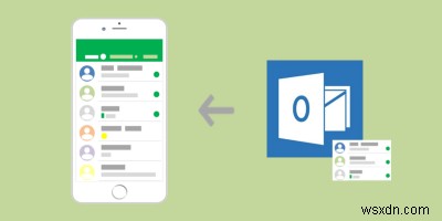 Outlook 연락처 목록을 iPhone과 동기화하는 방법 