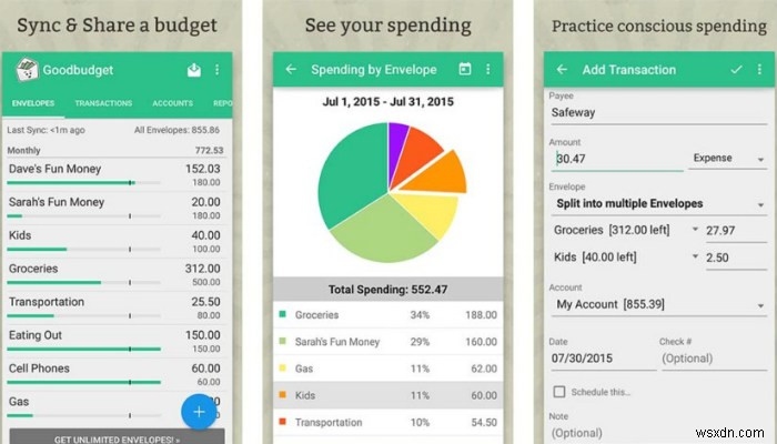 현금 흐름을 더 잘 관리하기 위해 사용해야 하는 최고의 봉투 예산 앱 3가지 