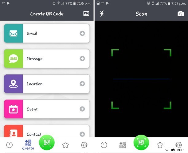 Android용 상위 5개 QR 스캐너 앱 