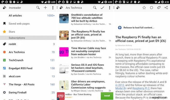 Android용 최고의 RSS 리더 6가지 