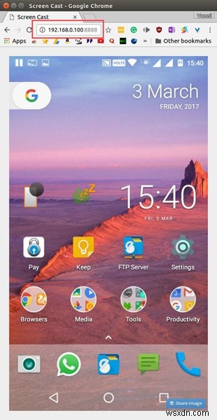 Android 화면을 Linux 데스크탑으로 전송하는 방법 