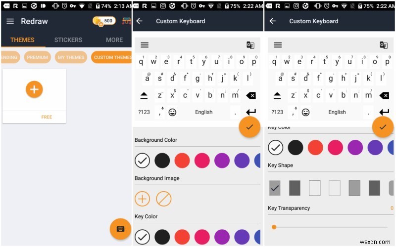 Android용 다시 그리기 키보드:다양한 이모티콘, 스티커 및 테마 
