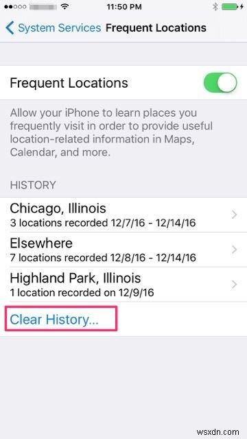 iOS 10으로 차를 주차한 위치를 찾는 방법 