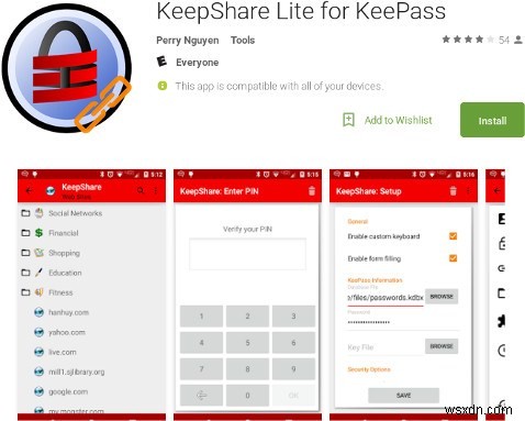 Android용 최고의 Keepass 도우미 앱 5개 