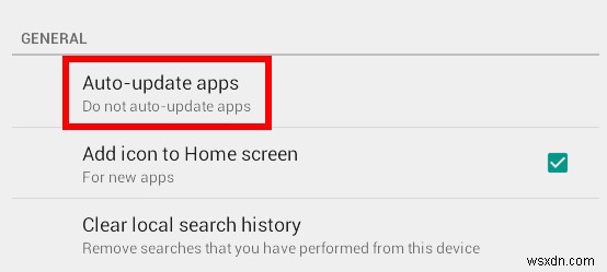 특정 Android 앱이 자동 업데이트되지 않도록 하는 방법 