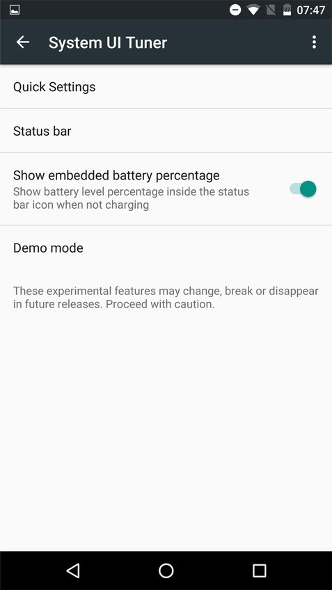 Android 6.0 Marshmallow에서 시스템 UI 튜너를 추가하는 방법 