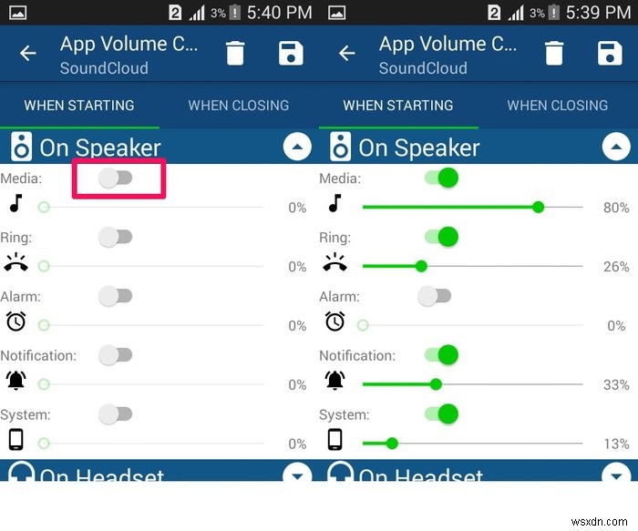 Android에서 다양한 앱의 특정 볼륨을 설정하는 방법 