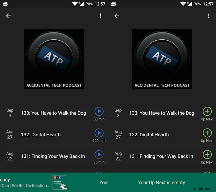 Android 및 Chrome을 위한 3가지 Pocket Casts Pro 팁 