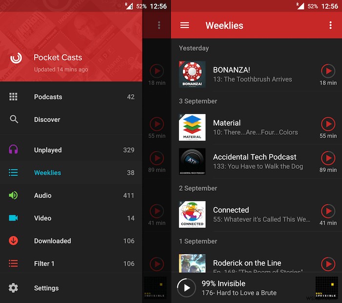 Android 및 Chrome을 위한 3가지 Pocket Casts Pro 팁 