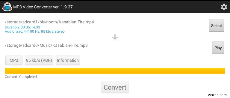 MP3 비디오 변환기를 사용하여 Android에서 비디오를 오디오로 변환하는 방법 