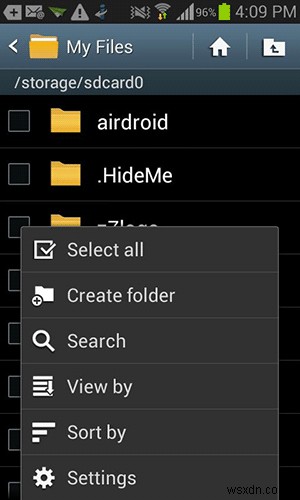 Android의 갤러리 앱에 폴더가 포함되지 않도록 하는 방법 