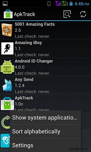 Android 기기에서 Play 스토어가 아닌 앱의 업데이트를 확인하는 방법 