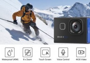 AKASO Brave 6 Plus 액션 카메라:흥분을 캡처 