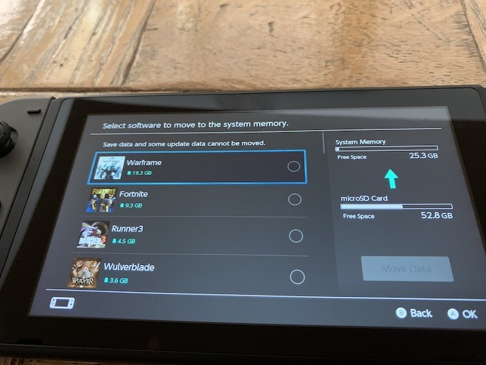 Nintendo Switch 게임을 SD 카드로 옮기는 방법 