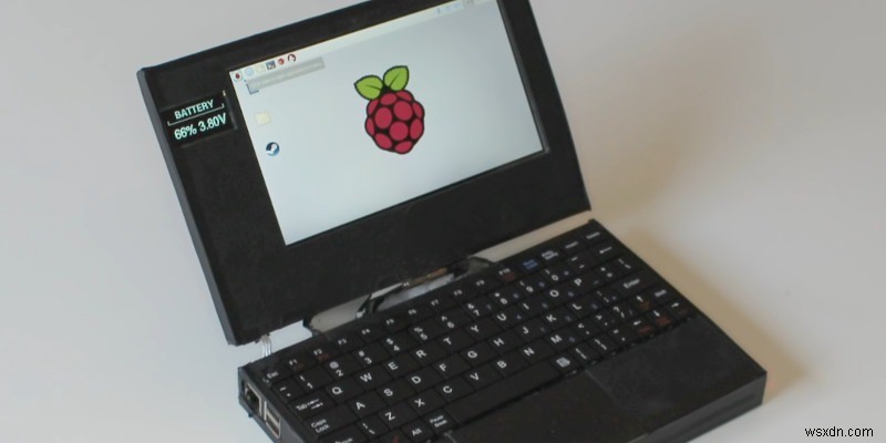 라즈베리 파이를 사용하여 미니 DIY 노트북 만들기 
