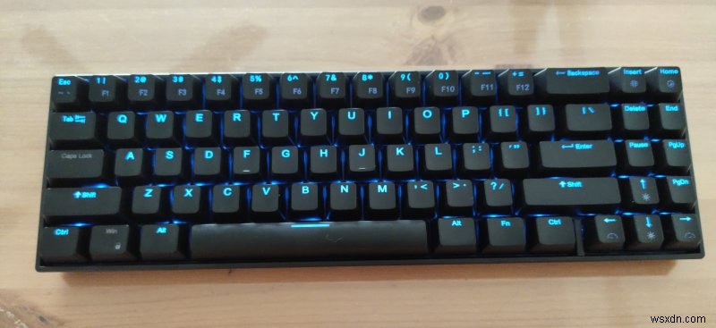 VELOCIFIRE TKL71WS 무선 기계식 키보드 검토 