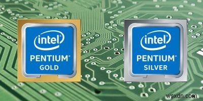 Intel Pentium Gold 및 Silver 설명