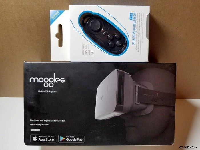 Moggles 휴대용 모바일 VR 고글 검토 
