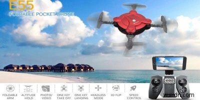 Eachine E55 Mini Nano Quadcopter(카메라 포함) – 리뷰 및 경품