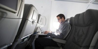노트북 사용이 금지된 경우 비행 중에 생산성을 유지하는 방법 