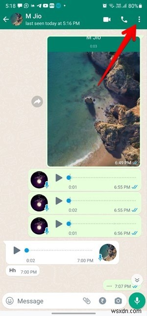 WhatsApp 채팅 기록을 내보내고 백업하는 방법