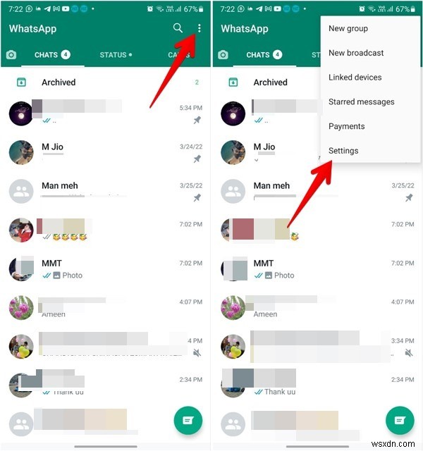 WhatsApp 채팅 기록을 내보내고 백업하는 방법