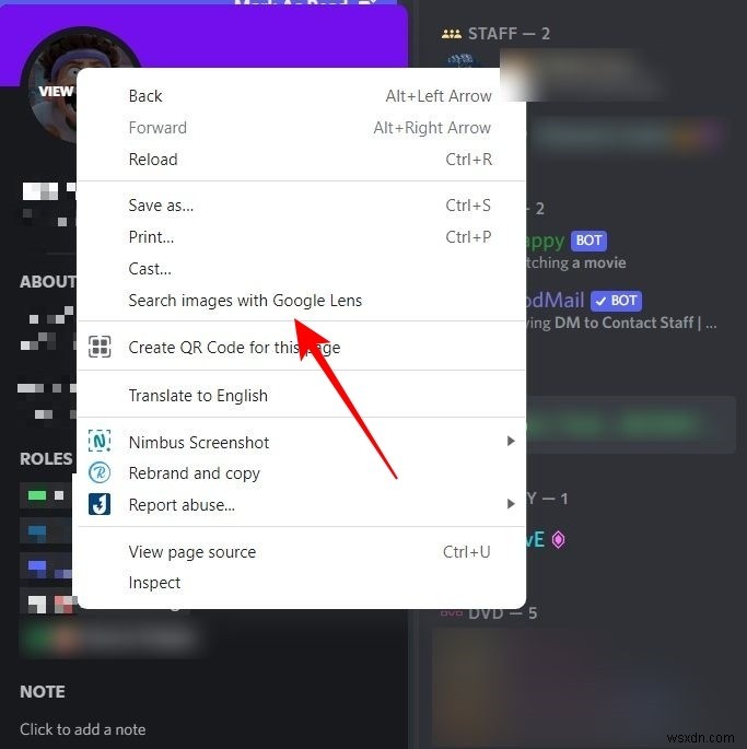 누군가의 Discord 프로필 사진을 다운로드하는 방법 