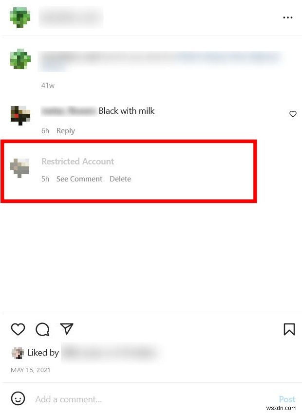 Instagram에서 댓글을 관리하는 방법 