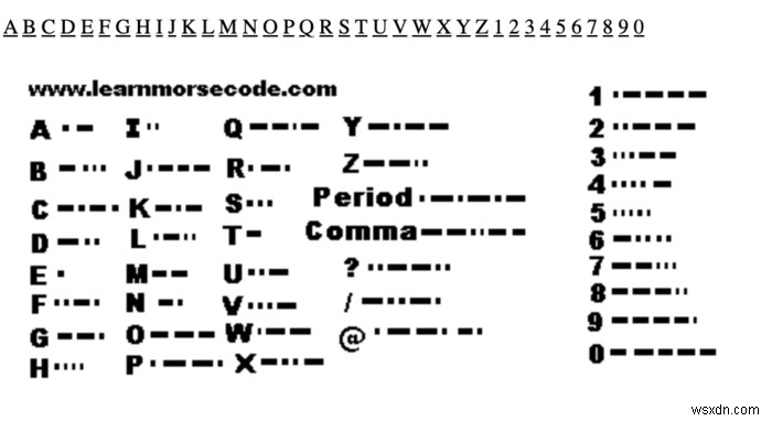 온라인에서 무료로 모스 부호를 배울 수 있는 최고의 웹사이트 5곳