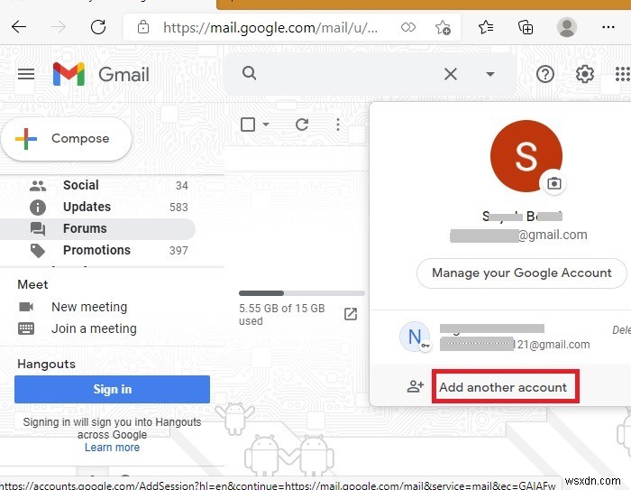 여러 Gmail 계정을 관리하고 한 곳에서 이메일을 확인하는 방법