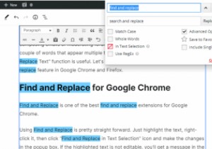 Chrome 및 Firefox에서 텍스트를 찾고 바꾸는 방법 