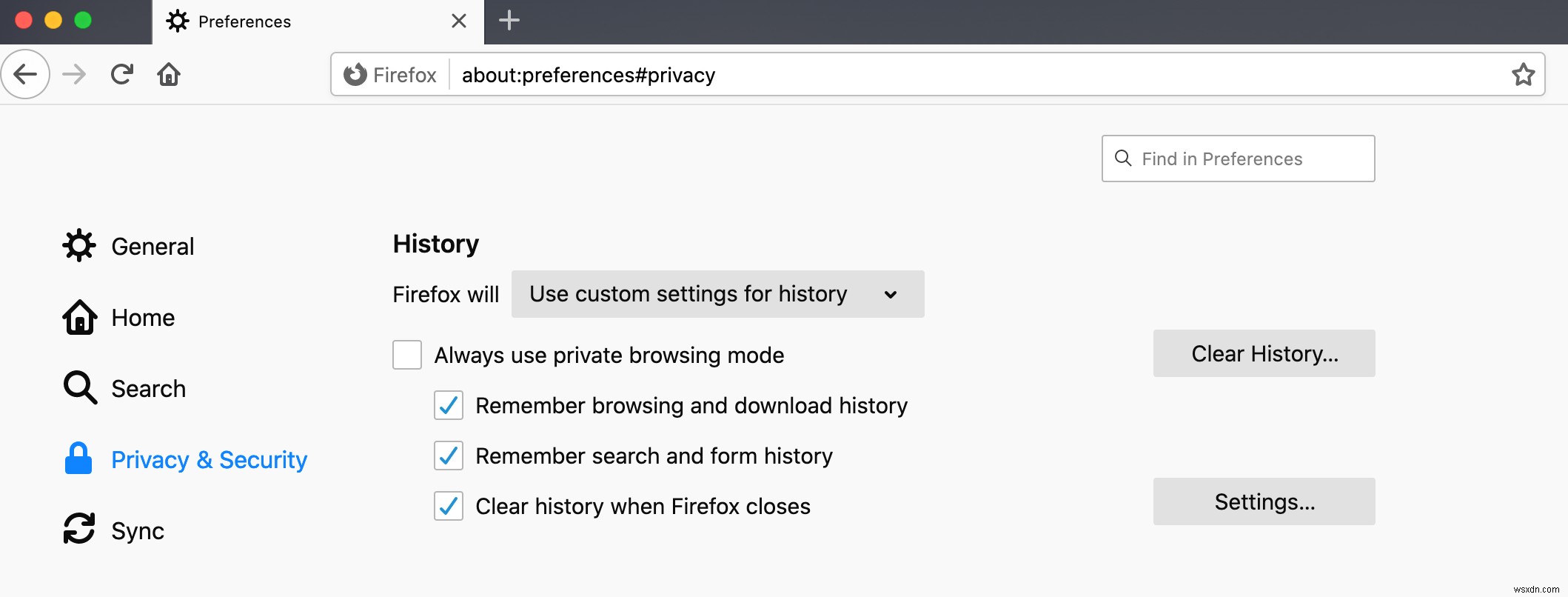 Safari, Chrome 및 Firefox에서 인터넷 사용 기록을 자동 삭제하는 방법