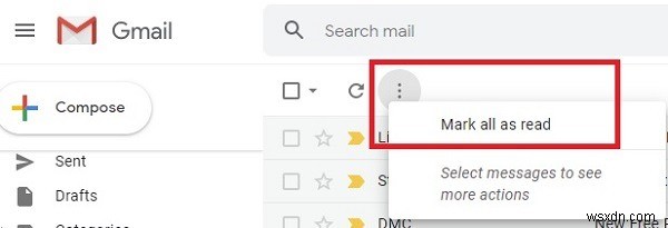 읽지 않은 모든 이메일을 Gmail에서 읽은 것으로 표시하고 삭제하는 방법 