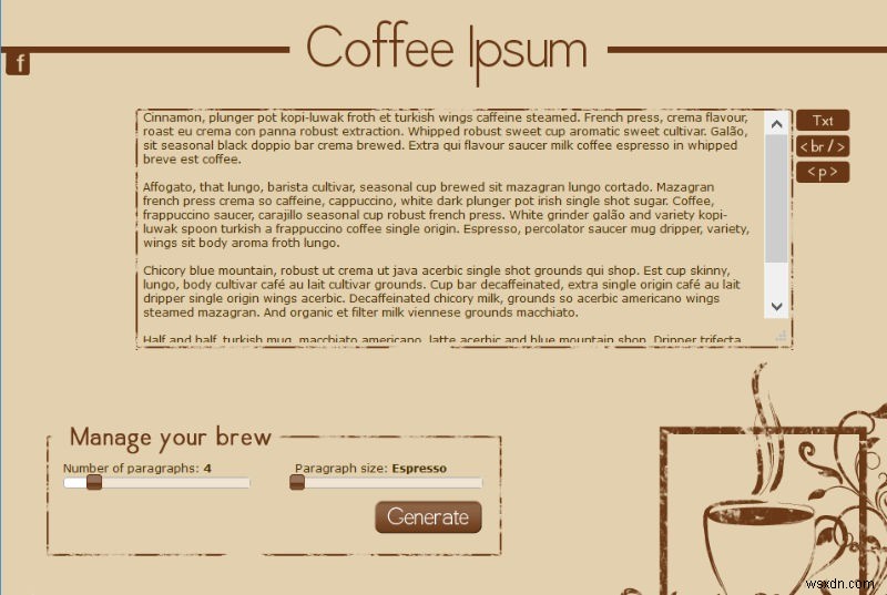 하루를 즐겁게 해줄 유용하고 재미있는 Lorem Ipsum 생성기 