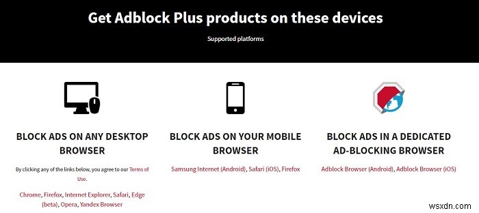 AdBlock 대 Adblock Plus:차이점은 무엇이며 어느 것이 가장 좋습니까?