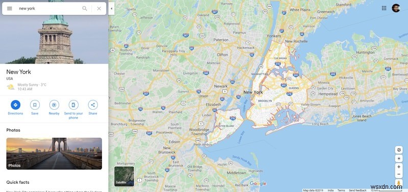 Google 지도에서 원격 위치의 주변 장소를 탐색하는 방법 