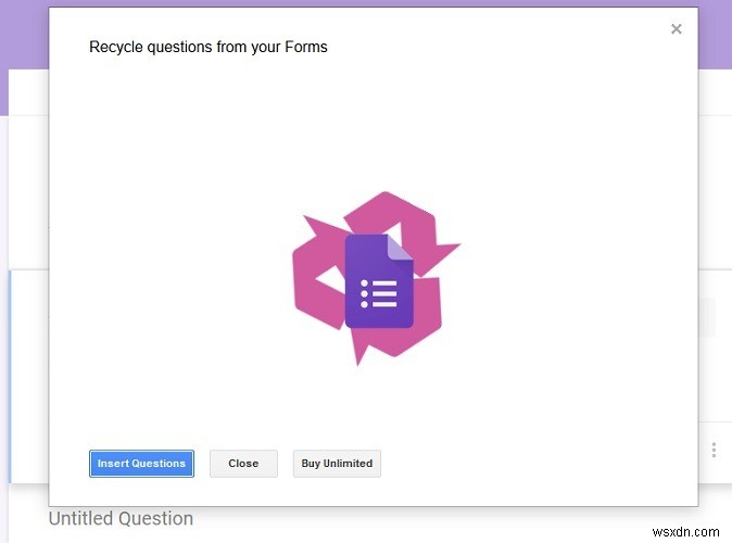 Google Forms를 FormRecycler와 재사용하고 결합하는 방법 