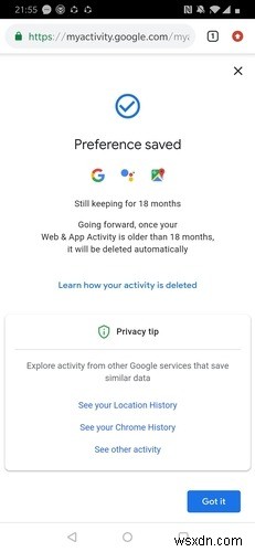 Google 크롬 웹 활동 데이터를 자동으로 삭제하는 방법 