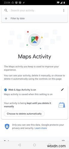위치 기록을 자동으로 삭제하도록 Google 지도를 설정하는 방법 