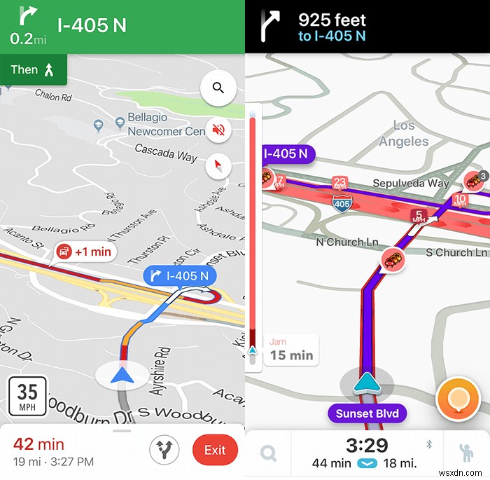 Google 지도 vs. Waze:최고의 내비게이션 앱은? 