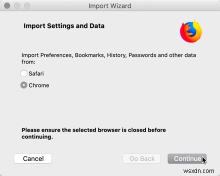 Firefox로 전환하기 위한 Chrome 사용자 가이드 