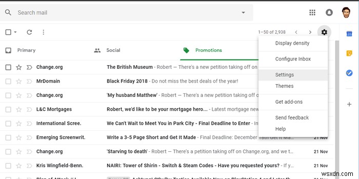 한 Gmail 계정에서 다른 Gmail 계정으로 이메일을 이동하는 방법