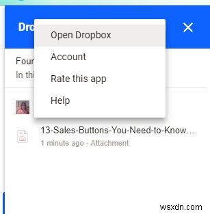 Gmail 계정에서 Dropbox에 액세스하는 방법