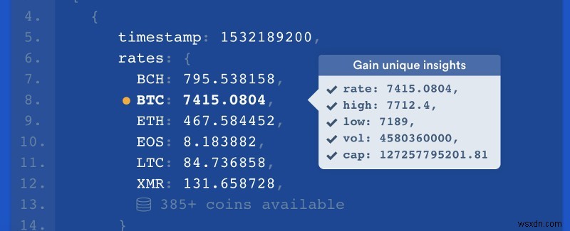 Coinlayer API:프로젝트에 실시간 암호화폐 가격을 표시하는 빠른 방법