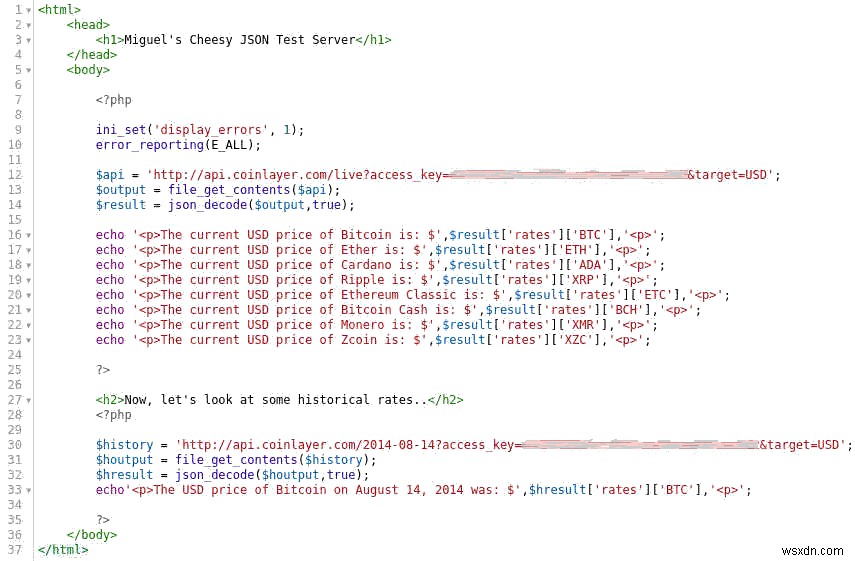 Coinlayer API:프로젝트에 실시간 암호화폐 가격을 표시하는 빠른 방법