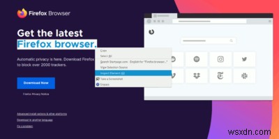 Firefox  요소 검사  도구를 사용하여 사이트를 검사하는 방법 
