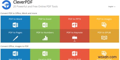 CleverPDF:PDF 파일 도구 및 변환을 위한 원스톱 쇼핑 