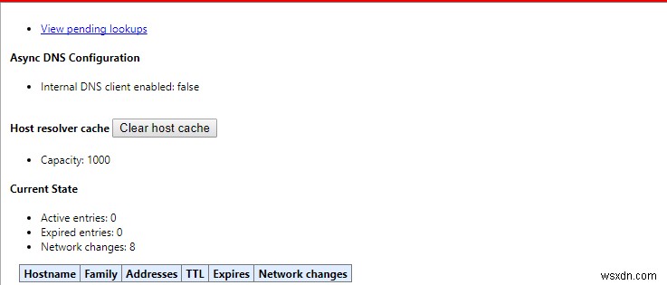 Google 크롬 DNS 캐시를 지우는 방법 