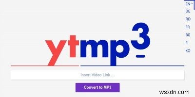 Ytmp3를 사용하여 YouTube 동영상을 MP3로 빠르게 변환 